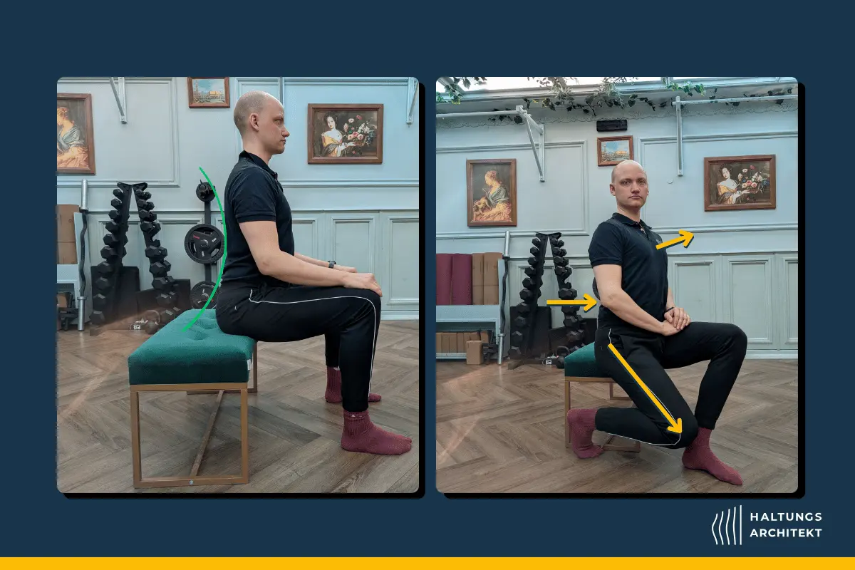 Elegant sitzen lernen - Übung 2: Die Sitzhöcker wahrnehmen