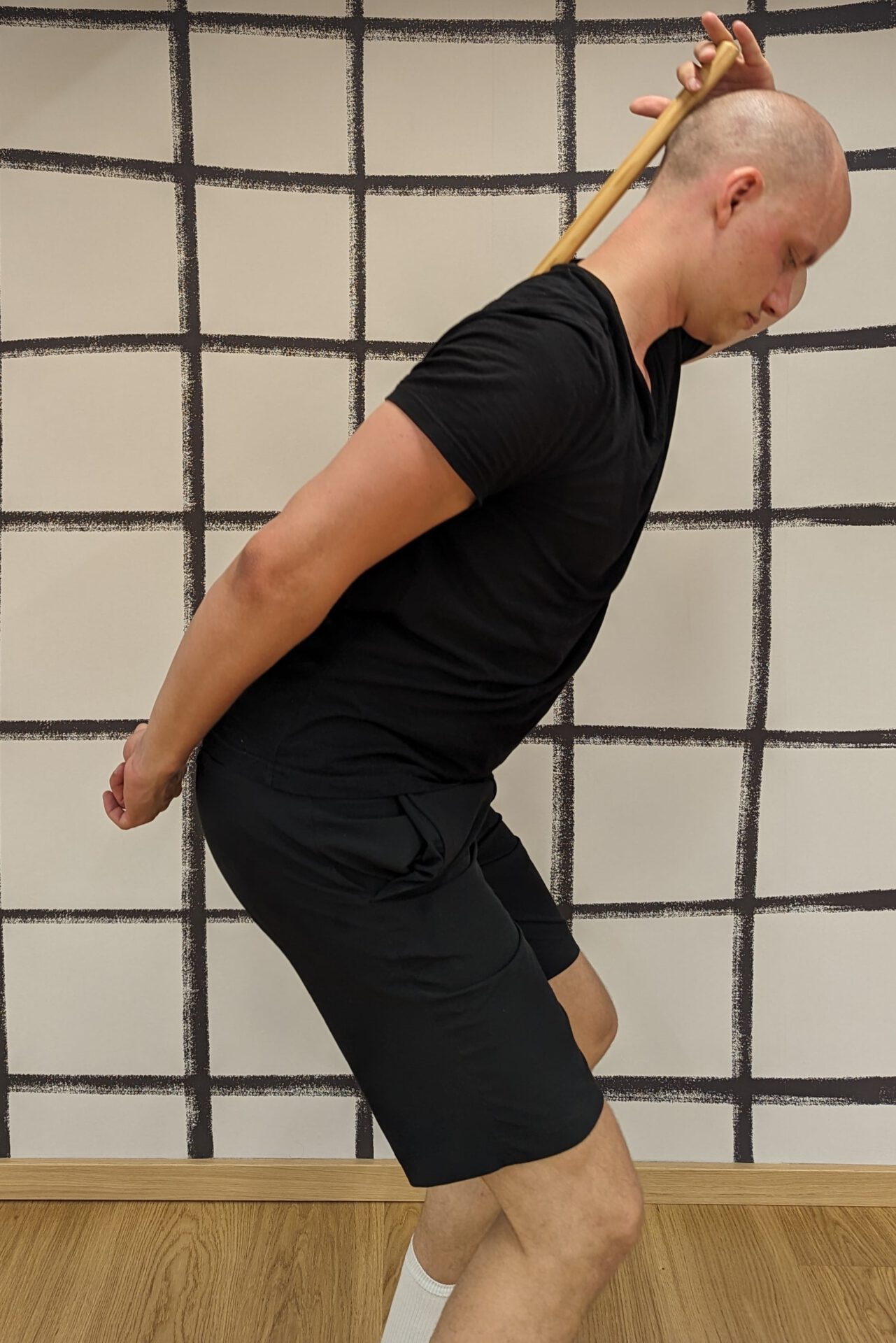 Körperhaltung verbessern mit Stock