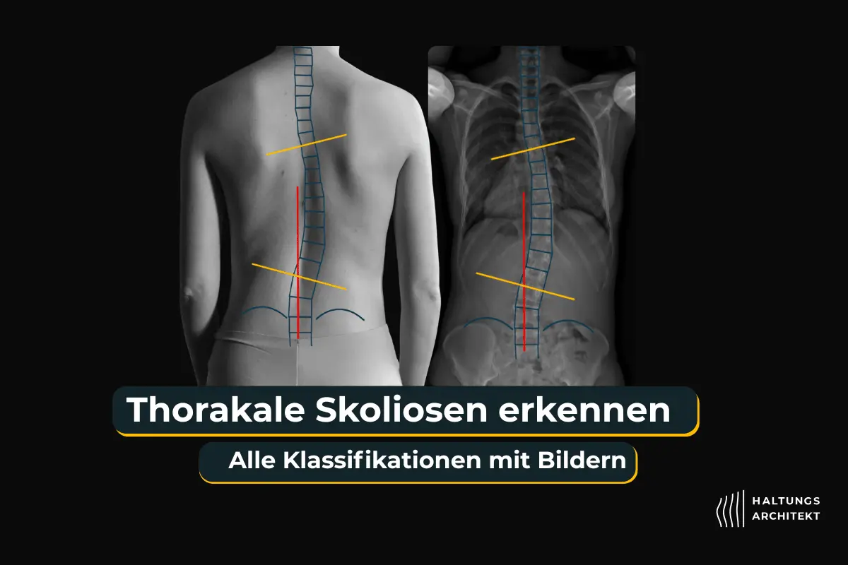 Person mit Hohlkreuz und vorgeneigtem Nacken